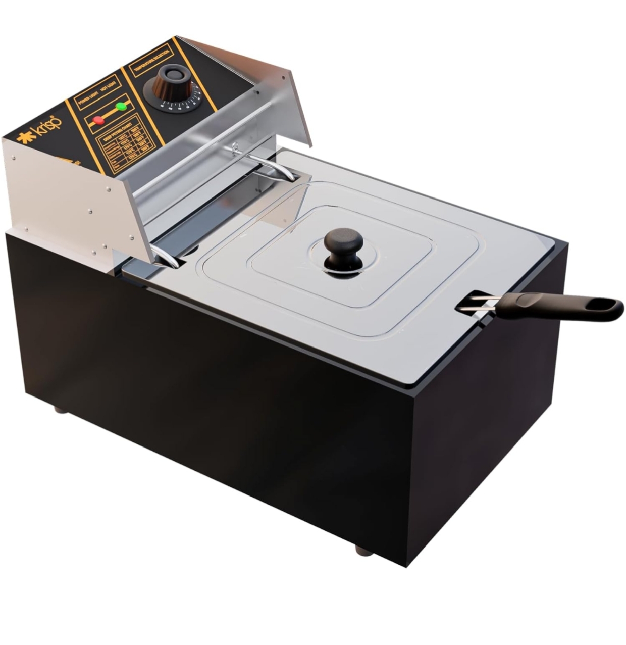 HOTLINE SINGLE ELECTRIC FRYER 6 LITRES BLACK