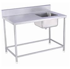 SINK WITH WORK TABLE 4FT