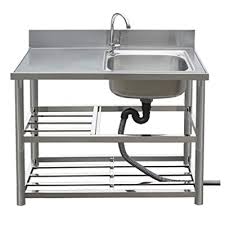 SINK WITH WORK TABLE 3FT