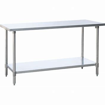 WORK TABLE 6FT WITH 1 UNDERSHELF